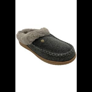 Dearfoams Women's Atley Clog Slippers Gray - Medium